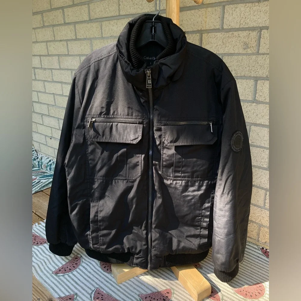 Calvin Klein Water Resistant Wind Protection Heavy Duty Utility Jacket Work Coat